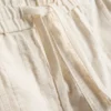 Strukturierte Shorts mit Kordelzug