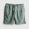 Strukturierte Shorts mit Kordelzug