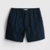 Strukturierte Shorts mit Kordelzug
