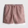Strukturierte Shorts mit Kordelzug