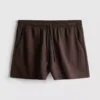 Strukturierte Shorts mit Kordelzug Strukturierte Shorts mit Kordelzug