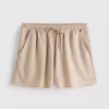 Strukturierte Shorts mit Kordelzug Strukturierte Shorts mit Kordelzug