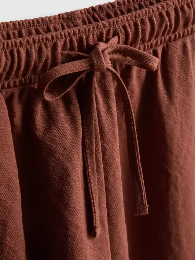 Strukturierte Shorts mit Kordelzug Strukturierte Shorts mit Kordelzug