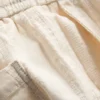 Strukturierte Shorts mit Kordelzug