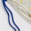 Strukturierter Bikini-Slip in Zitronengelb mit seitlichen Bändern Strukturierter Bikini-Slip in Zitronengelb mit seitlichen Bändern