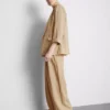 Strukturierter Blazer mit fallendem Revers Strukturierter Blazer mit fallendem Revers