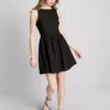 Strukturiertes Crinkle-Minikleid Strukturiertes Crinkle-Minikleid