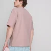 Strukturiertes, kastenförmiges T-Shirt Strukturiertes, kastenförmiges T-Shirt