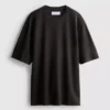 Strukturiertes, kastenförmiges T-Shirt Strukturiertes, kastenförmiges T-Shirt