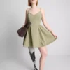 Strukturiertes Korsett-Minikleid Strukturiertes Korsett-Minikleid