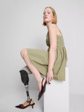 Strukturiertes Korsett-Minikleid