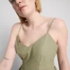 Strukturiertes Korsett-Minikleid Strukturiertes Korsett-Minikleid