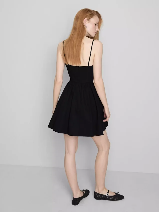 Strukturiertes Korsett-Minikleid Strukturiertes Korsett-Minikleid