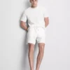 Strukturiertes Kurzarm-T-Shirt Strukturiertes Kurzarm-T-Shirt