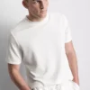 Strukturiertes Kurzarm-T-Shirt Strukturiertes Kurzarm-T-Shirt