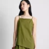 Strukturiertes Longline-Cami-Top Strukturiertes Longline-Cami-Top