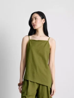 Strukturiertes Longline-Cami-Top