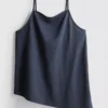 Strukturiertes Longline-Cami-Top Strukturiertes Longline-Cami-Top