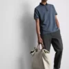 Strukturiertes Poloshirt