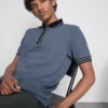 Strukturiertes Poloshirt