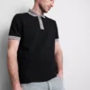 Strukturiertes Poloshirt