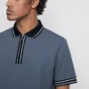 Strukturiertes Poloshirt