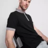 Strukturiertes Poloshirt