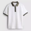 Strukturiertes Poloshirt