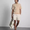 Strukturiertes Strick-Poloshirt