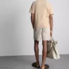 Strukturiertes Strick-Poloshirt