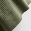 Strukturiertes Strick-Poloshirt Strukturiertes Strick-Poloshirt