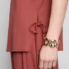 Strukturiertes Tanktop mit seitlichen Bändern Strukturiertes Tanktop mit seitlichen Bändern