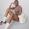 Superweiches Crop-Top mit U-Ausschnitt Superweiches Crop-Top mit U-Ausschnitt