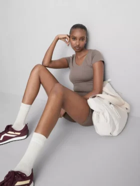 Superweiches Crop-Top mit U-Ausschnitt