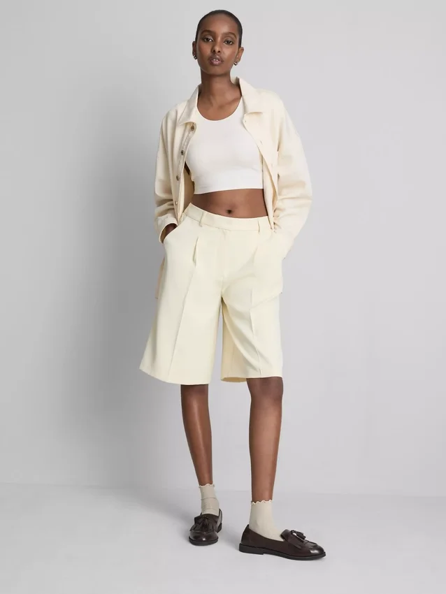 Superweiches Crop-Top mit U-Ausschnitt Superweiches Crop-Top mit U-Ausschnitt