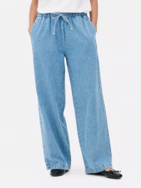 Sweathose im mittleren Bund als Jeans