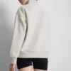 Sweatshirt aus Baumwollmischung mit halbem Reißverschluss Sweatshirt aus Baumwollmischung mit halbem Reißverschluss
