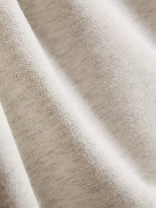Sweatshirt aus Baumwollmischung mit halbem Reißverschluss Sweatshirt aus Baumwollmischung mit halbem Reißverschluss