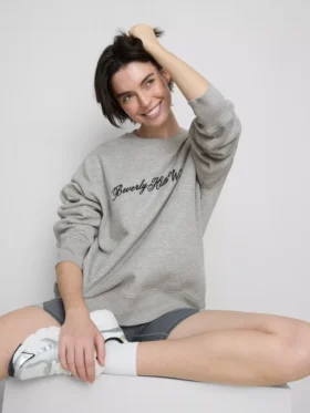 Sweatshirt „Beverly Hills“ mit hohem Baumwollanteil