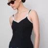 Sweetheart-Tanktop aus baumwollreichem Material