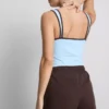 Sweetheart-Tanktop aus baumwollreichem Material