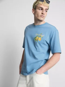 T-Shirt mit Amalfi-Zitronen-Motiv
