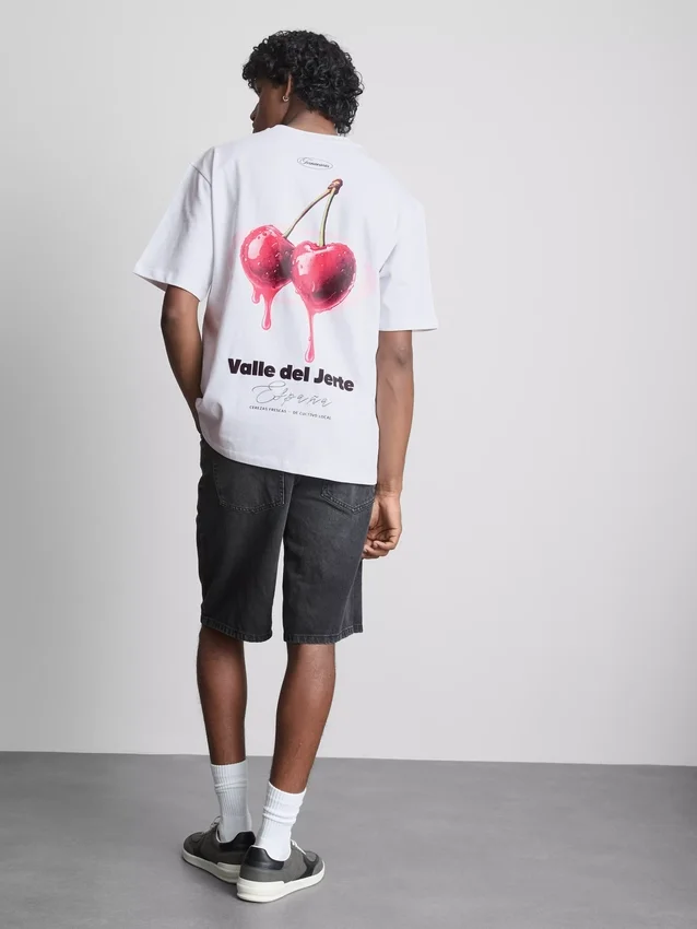 T-Shirt mit Kirschmotiv T-Shirt mit Kirschmotiv