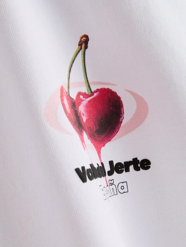 T-Shirt mit Kirschmotiv T-Shirt mit Kirschmotiv