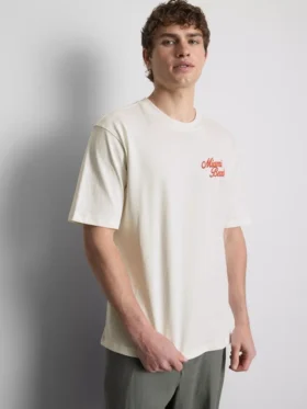 T-Shirt mit Miami-Beach-Motiv
