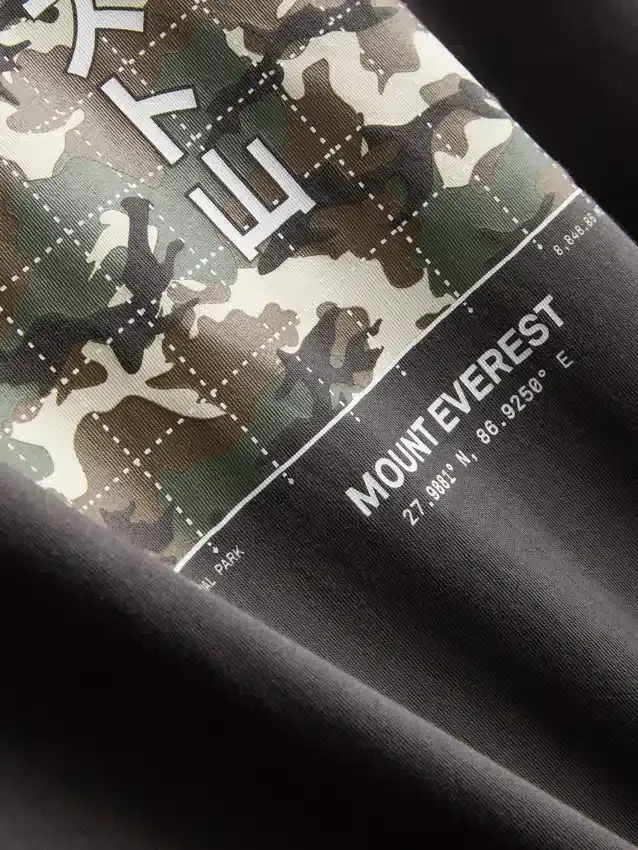 T-Shirt mit Mount-Everest-Motiv T-Shirt mit Mount-Everest-Motiv