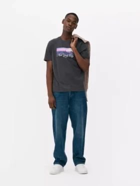 T-Shirt mit New-York-City-Aufdruck
