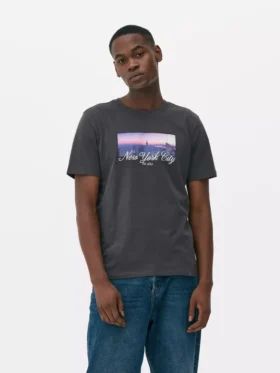T-Shirt mit New-York-City-Aufdruck