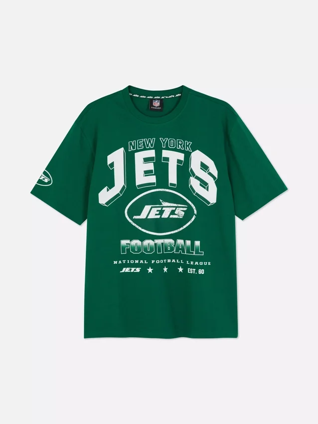 T-Shirt mit New York Jets-Logo T-Shirt mit New York Jets-Logo