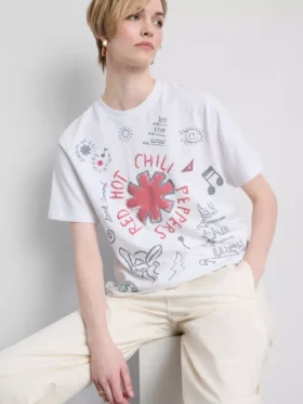 T-Shirt mit Red Hot Chili Peppers-Motiv
